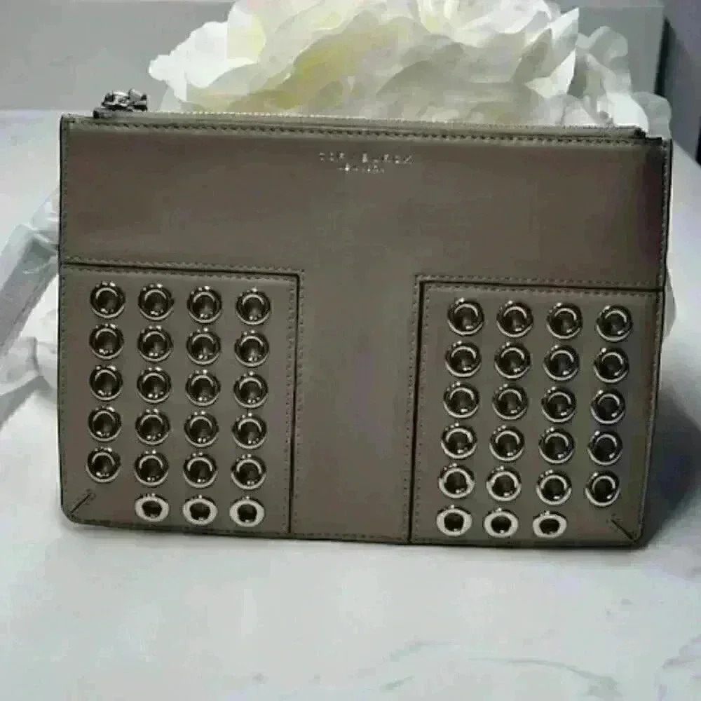 NWOT! Authentic Tory Burch block T grommet mini crossbody Bag/clutch Purse - Picture 3 of 8